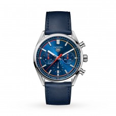 Copie de homme TAG Heuer Carrera Chronographe 42 mm bleue CBN201D.FC6543