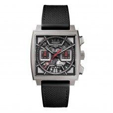 Réplique Montre homme TAG Heuer Monaco Chronographe 39 mm Titane Noir CBL2183.FT6236