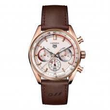 Imitation homme TAG Heuer Carrera Chronosprint X Porsche Édition Spéciale 42 mm Beige CBS2040.FC8318