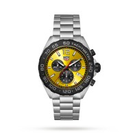 Réplique Montre homme TAG Heuer Formula 1 Chronographe à quartz 200 m 43 mm Jaune CAZ101AM.BA0842