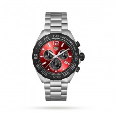 Imitation homme TAG Heuer Formula 1 Quartz Chronographe 200M 43 mm Rouge CAZ101AN.BA0842