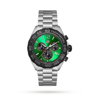 Réplique Montre homme TAG Heuer Formula 1 Quartz Chronographe 200M 43 mm Verte CAZ101AP.BA0842