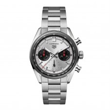 Imitation homme TAG Heuer Carrera Chronographe 39 mm Argent CBS2216.BA0041