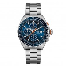 Réplique Montre homme TAG Heuer Formula 1 Chronographe 44 mm bleue CAZ201G.BA0876