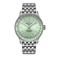 Réplique de femme Breitling Navitimer 36 mm verte A17327361L1A1