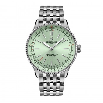 Réplique de femme Breitling Navitimer 36 mm verte A17327361L1A1