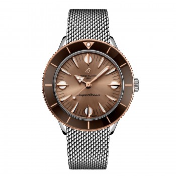 Réplique de homme Breitling Superocean Heritage '57 Highlands Capsule 38 mm, bracelet marron, 2 bracelets, U10340E31A1A1