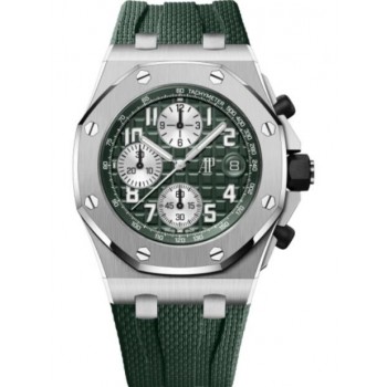 Réplique de Audemars Piguet Royal Oak Offshore Chronographe Automatique Titane 42 mm Cadran Vert 26238TI.OO.A056CA.01 Réplique de Audemars Piguet Royal Oak Offshore Chronographe Automatique Titane 42 mm Cadran Vert 26238TI.OO.A056CA.01