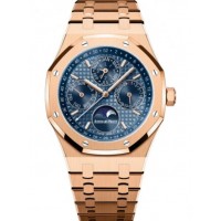 Copie de Audemars Piguet Royal Oak Calendrier Perpétuel Or Rose 41 mm Bleu 26574OR.OO.1220OR.03 Copie de Audemars Piguet Royal Oak Calendrier Perpétuel Or Rose 41 mm Bleu 26574OR.OO.1220OR.03