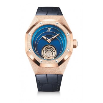 Réplique de Audemars Piguet Royal Oak Concept Frosted Gold Flying Tourbillon Or rose 26630OR.GG.D326CR.01