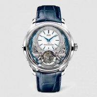 Réplique Montre Jaeger-LeCoultre Master Grande Tradition Gyrotourbillon Westminster Perpetual en or blanc 5253420