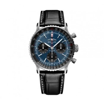 Imitation Breitling Navitimer B01 Chronographe 41 Acier inoxydable Cadran bleu AB0139241C1P1