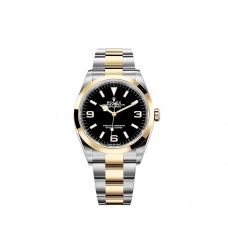 Réplique de Rolex Explorer Rolesor Oystersteel et or jaune 18 carats M124273-0001