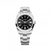 Imitation Rolex Oyster Perpetual 41, bracelet Oyster, cadran noir brillant Imitation Rolex Oyster Perpetual 41, bracelet Oyster, cadran noir brillant