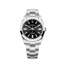 Imitation Rolex Oyster Perpetual 41, bracelet Oyster, cadran noir brillant