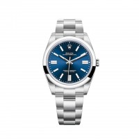 Réplique de Rolex Oyster Perpetual 41, bracelet Oyster et cadran bleu brillant Réplique de Rolex Oyster Perpetual 41, bracelet Oyster et cadran bleu brillant