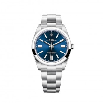 Réplique de Rolex Oyster Perpetual 41, bracelet Oyster et cadran bleu brillant Réplique de Rolex Oyster Perpetual 41, bracelet Oyster et cadran bleu brillant