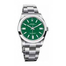 Copie de Rolex Oyster Perpetual 41, bracelet Oyster, cadran vert