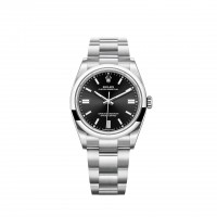 Copie de Rolex Oyster Perpetual 36, bracelet Oyster, cadran noir brillant Copie de Rolex Oyster Perpetual 36, bracelet Oyster, cadran noir brillant
