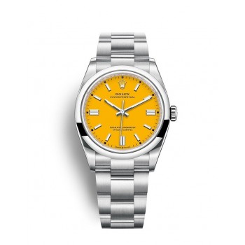 Réplique de Rolex Oyster Perpetual 36, bracelet Oyster, cadran jaune