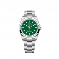 Réplique Montre Rolex Oyster Perpetual 36 Cadran vert Bracelet Oyster