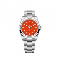 Imitation Rolex Oyster Perpetual 36 Cadran rouge corail Bracelet Oyster Imitation Rolex Oyster Perpetual 36 Cadran rouge corail Bracelet Oyster