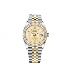 Copie de de contrefaçon Rolex Datejust 36 en Rolesor jaune, combinant acier Oystersteel et or, référence M126283RBR-0025 Copie de de contrefaçon Rolex Datejust 36 en Rolesor jaune, combinant acier Oystersteel et or, référence M126283RBR-0025