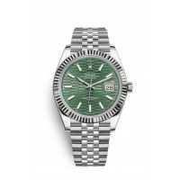 Réplique Montre Rolex Datejust 41 Oystersteel et or blanc M126334-0030