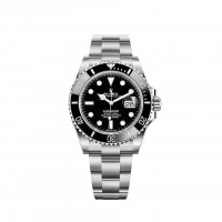Réplique de Rolex Submariner Date Oystersteel Lunette Cerachrom Noire 41 mm