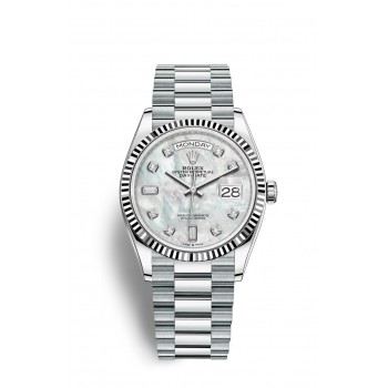Imitation Rolex Day-Date 36 en platine M128236-0002
