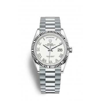 Copie de Rolex Day-Date 36 en platine M128236-0007