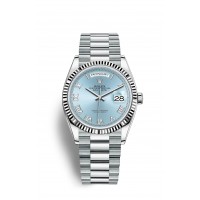 Imitation Rolex Day-Date 36 en platine M128236-0008
