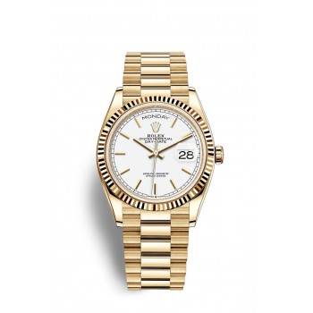 Imitation Rolex Day-Date 36 en or jaune 18 carats M128238-0081