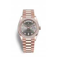 Réplique de Rolex Day-Date 36 en or Everose 18 carats M128345RBR-0052 Réplique de Rolex Day-Date 36 en or Everose 18 carats M128345RBR-0052