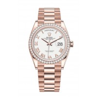 Réplique de Rolex Day-Date 36 en or Everose 18 carats M128345RBR-0054 Réplique de Rolex Day-Date 36 en or Everose 18 carats M128345RBR-0054