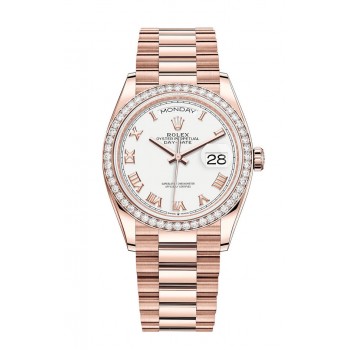 Réplique de Rolex Day-Date 36 en or Everose 18 carats M128345RBR-0054 Réplique de Rolex Day-Date 36 en or Everose 18 carats M128345RBR-0054