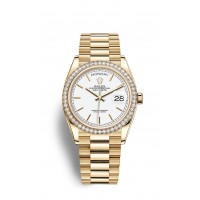 Réplique Montre Rolex Day-Date 36 en or jaune 18 carats M128348RBR-0047