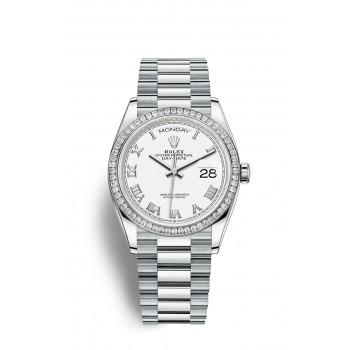 Imitation Rolex Day-Date 36 Platine M128396TBR-0010