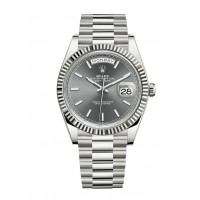 Réplique de Rolex Day-Date 40 en or blanc 18 carats M228239-0060 Réplique de Rolex Day-Date 40 en or blanc 18 carats M228239-0060
