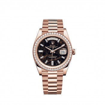 Imitation Rolex Day-Date 40 en or Everose 18 carats M228345RBR-0016 Imitation Rolex Day-Date 40 en or Everose 18 carats M228345RBR-0016