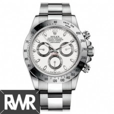 Réplique de montre Rolex Cosmograph Daytona Cadran Blanc 116520-78590